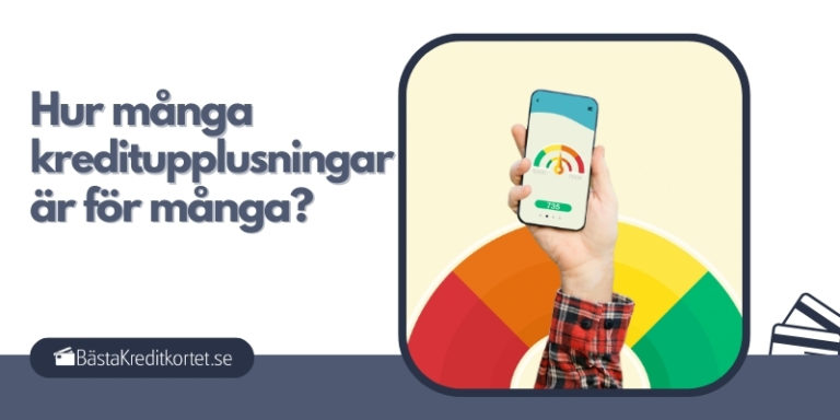 Hur många kreditupplusningar är för många