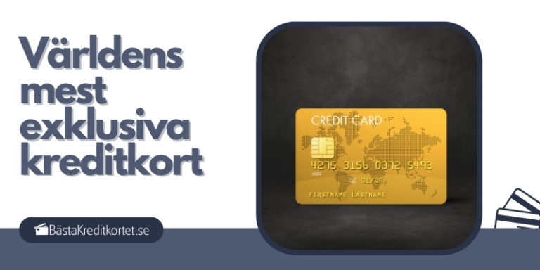 Världens mest exklusiva kreditkort